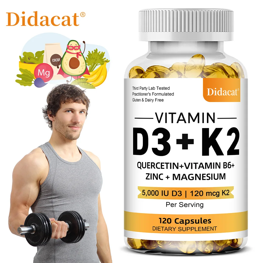Premium Vitamin D3 Softgels Supplement for Immune Support